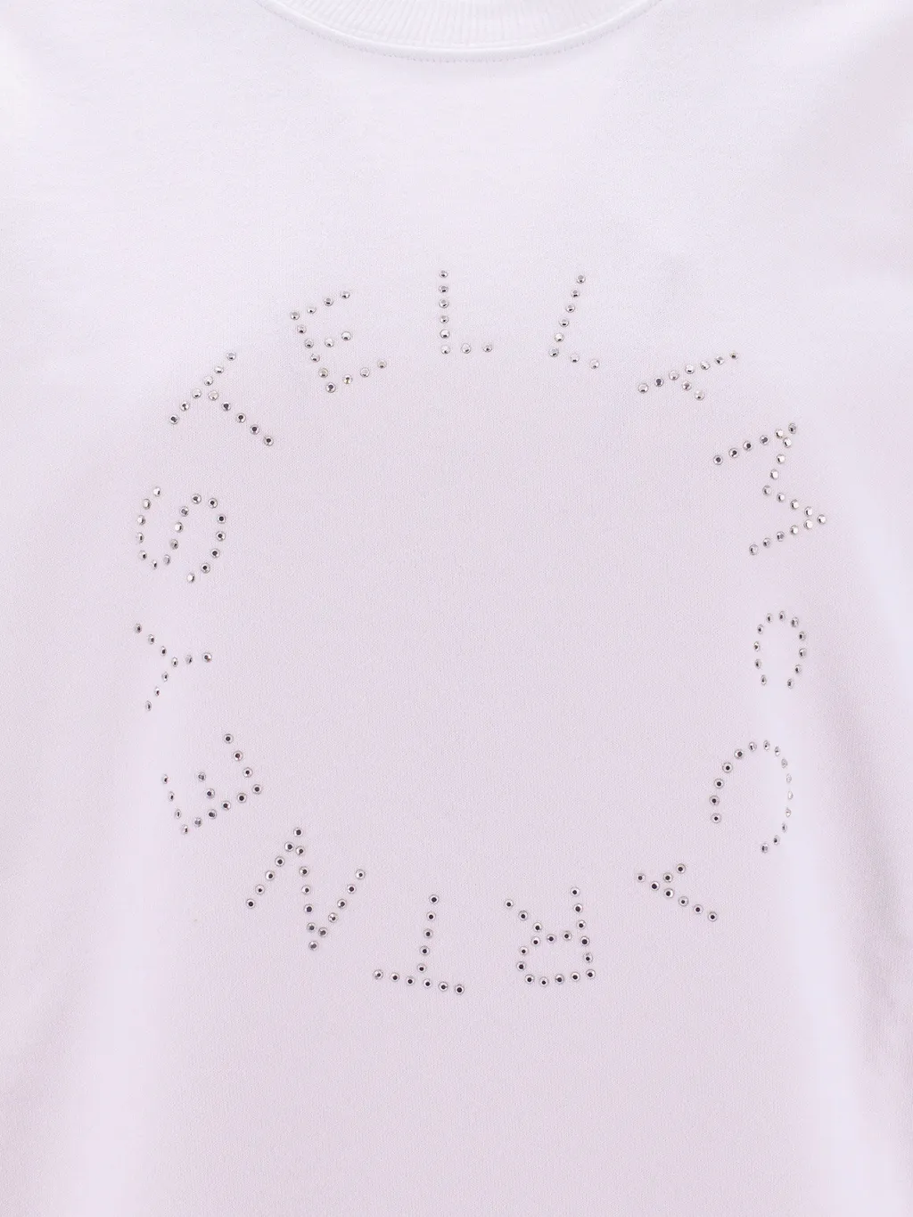 Stella Mccartney Logo Embellished Crewneck Sweatshirt