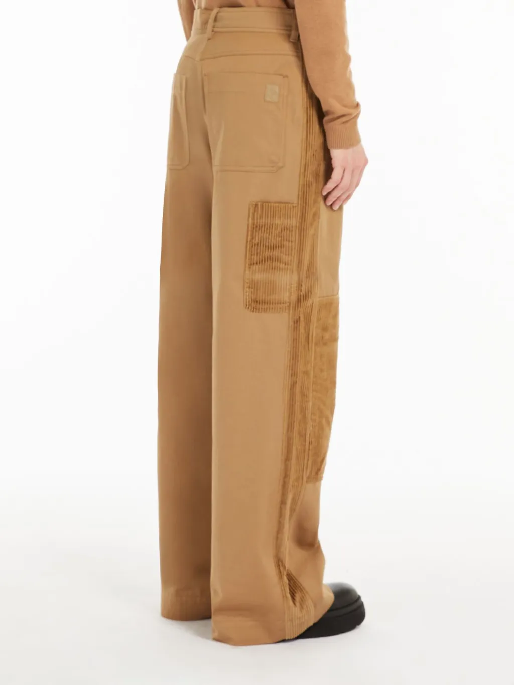 Foggia Stitching Casual Pants