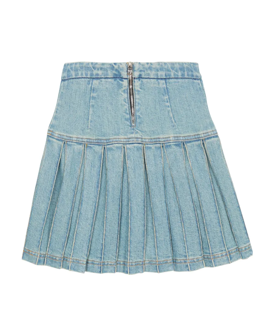 Pleated High-Waisted Skirt