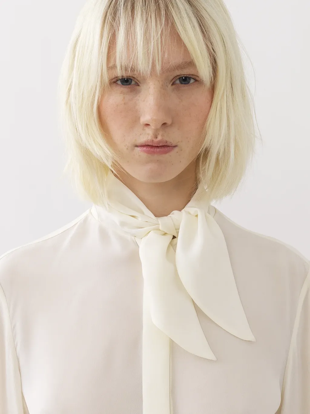 Chloé Long-Sleeved Scarf Blouse