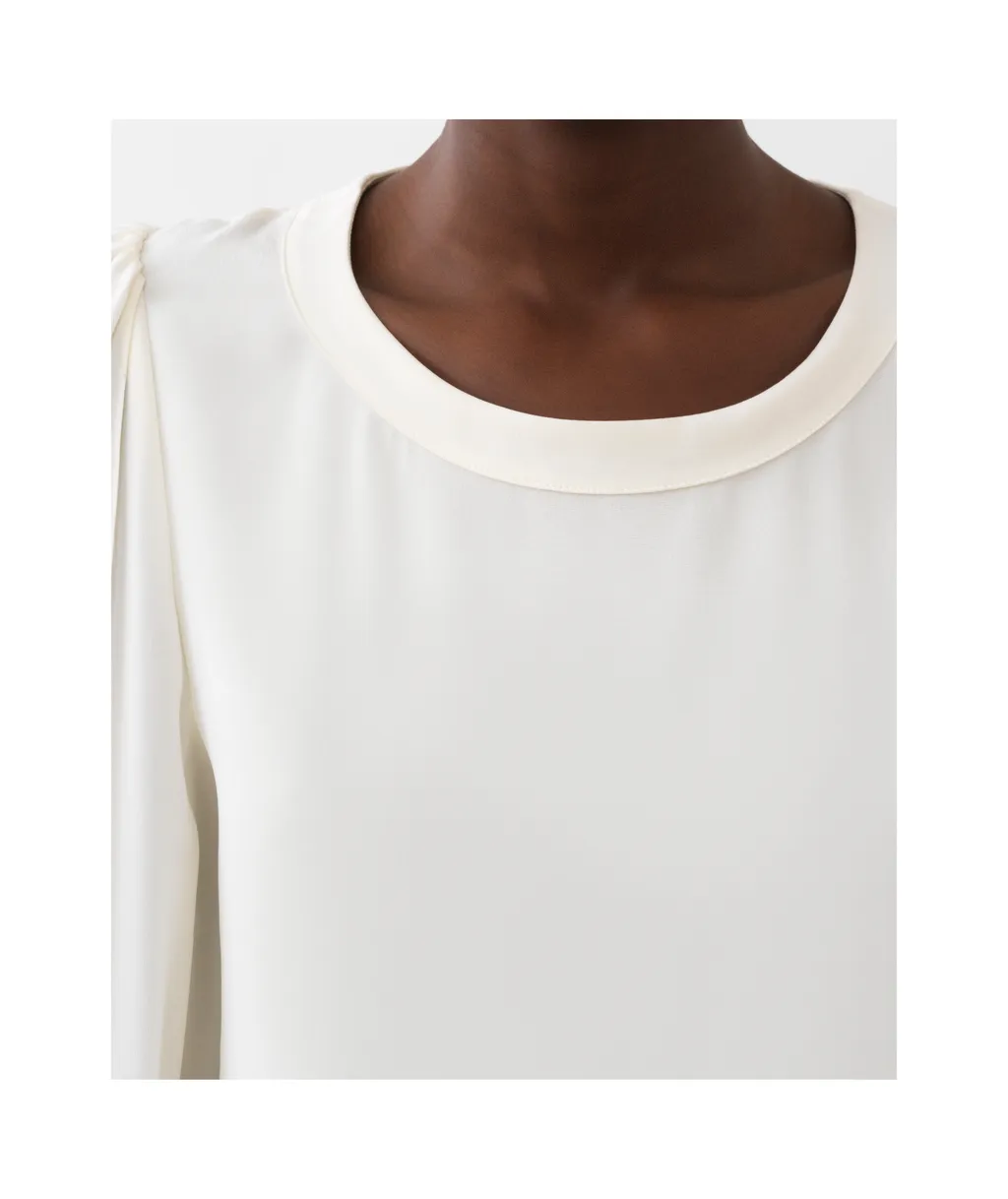 Chloé Knot Detailed Long-Sleeved Top