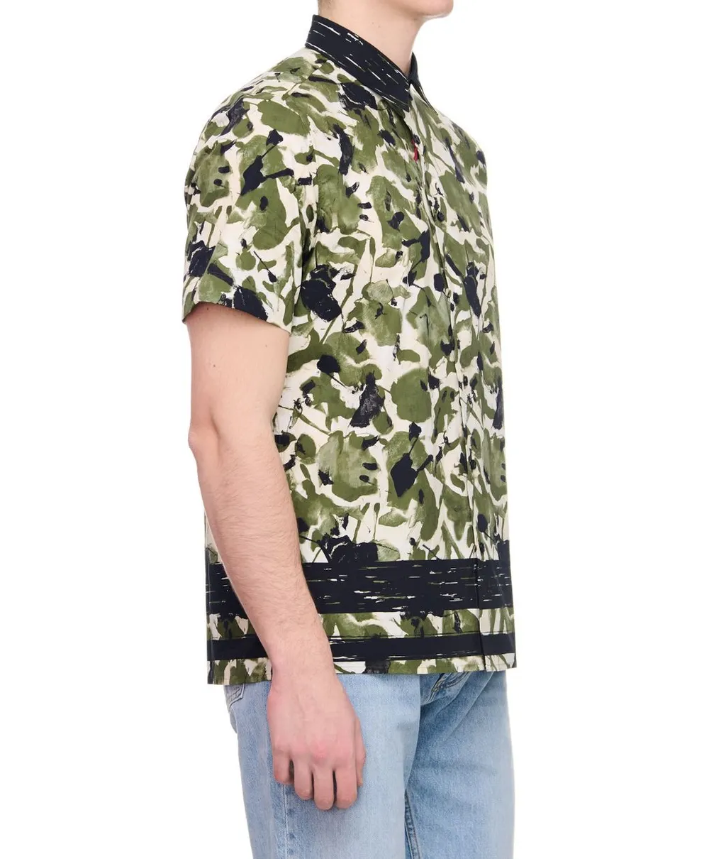 Graphic-Print Short-Sleeved Short