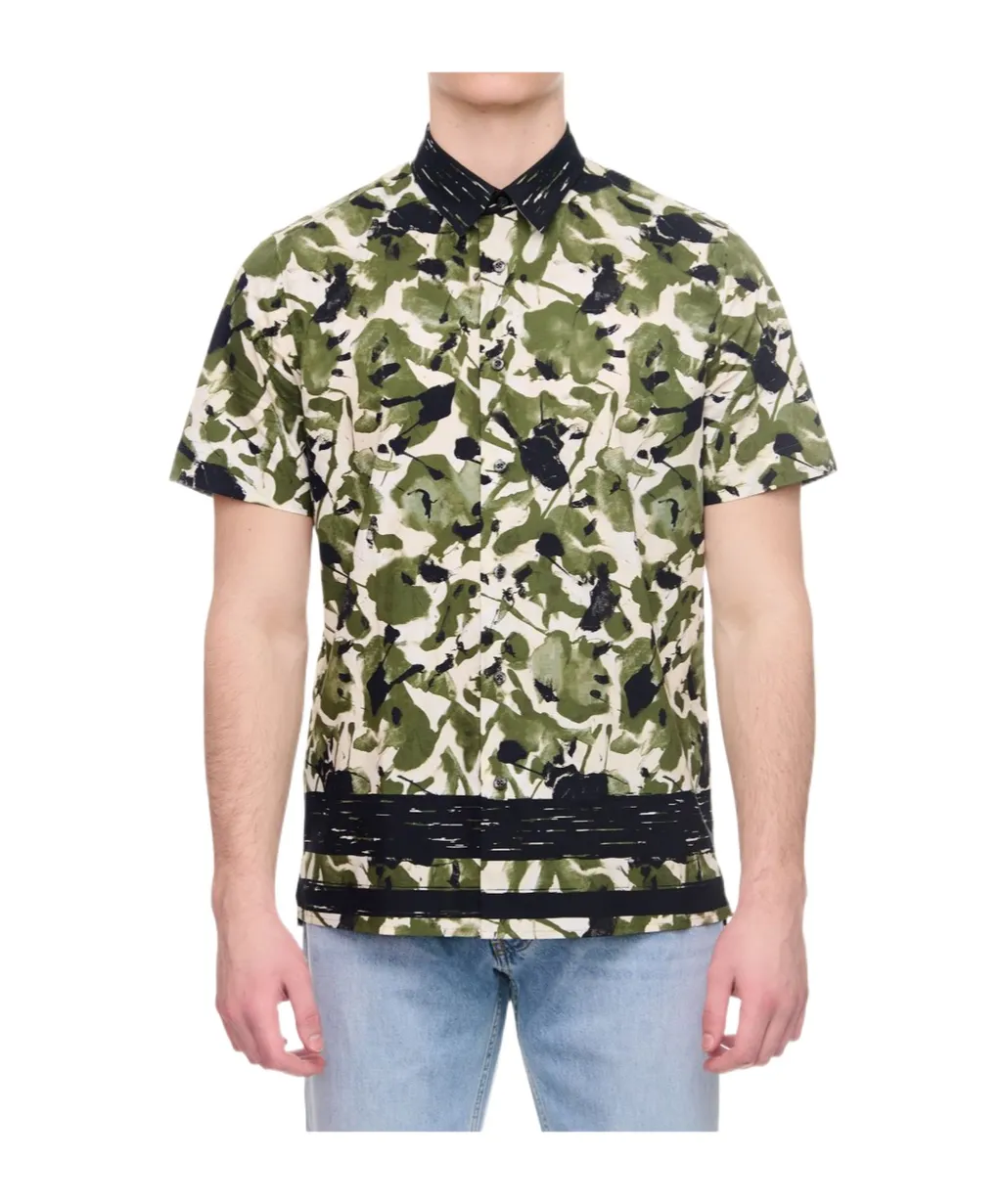 Graphic-Print Short-Sleeved Short