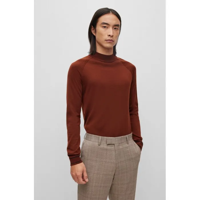 Round Collar Long Sleeve Sweater