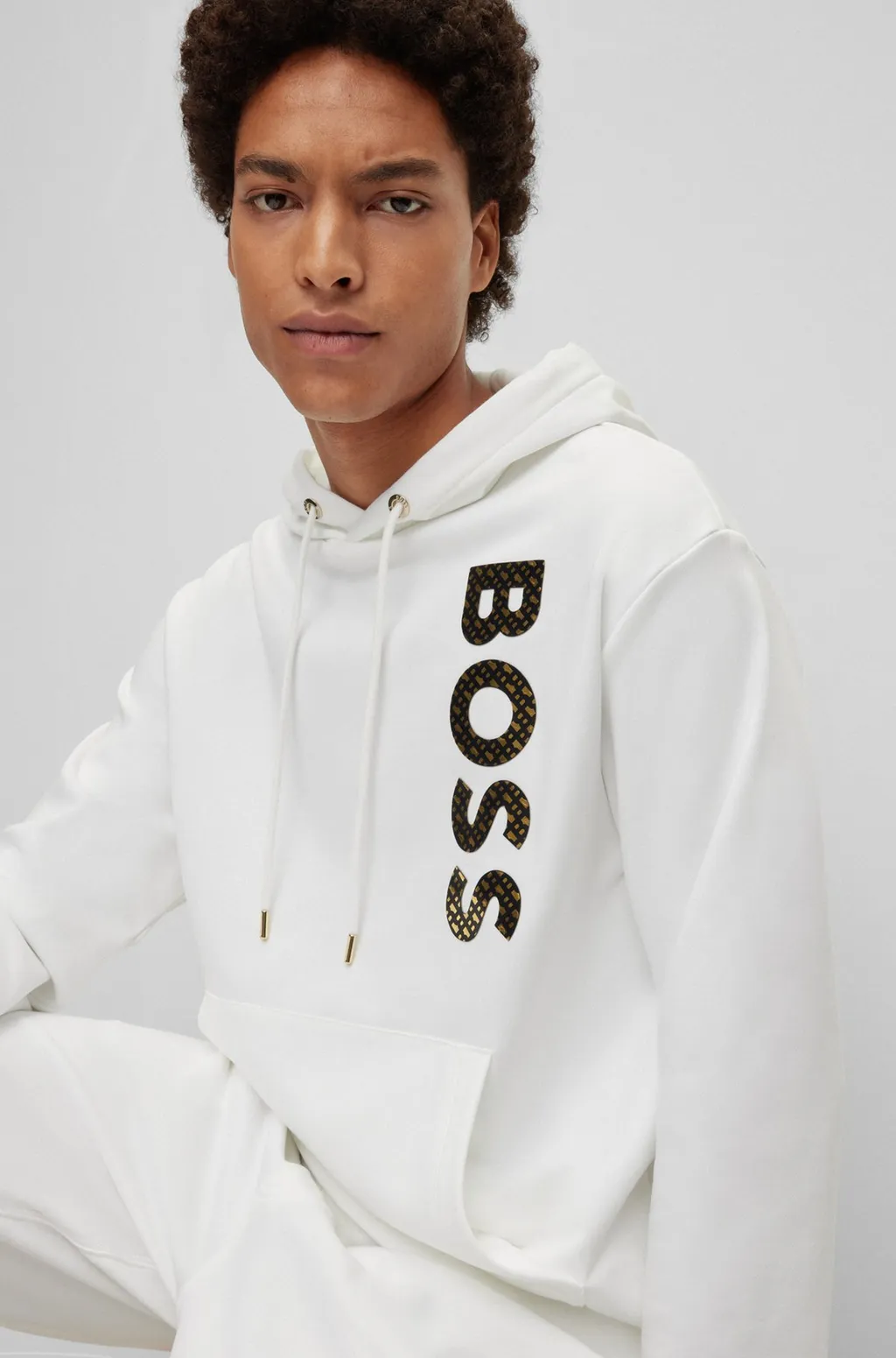 Logo-Print Cotton Hoodie