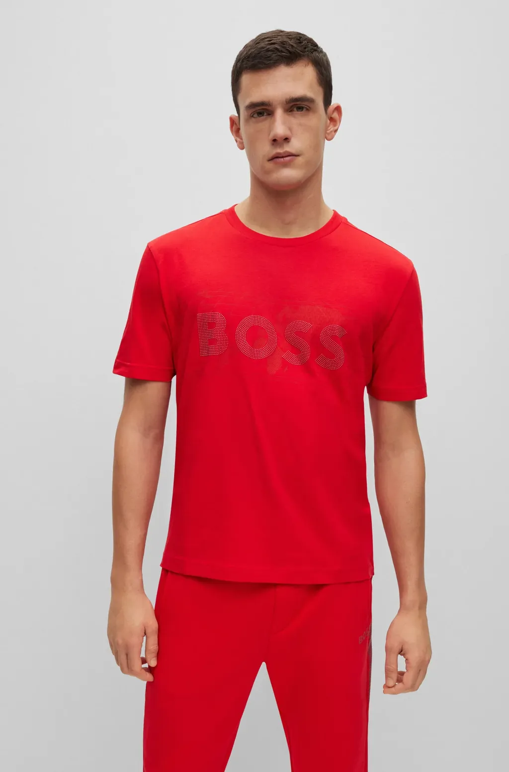 Logo-Studded Cotton T-Shirt
