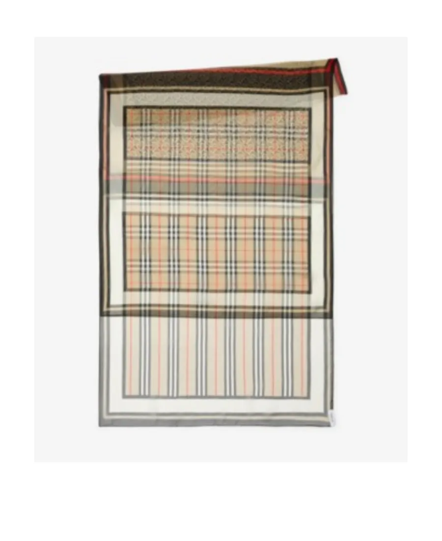 Montage Mix-Print Panelled Scarf