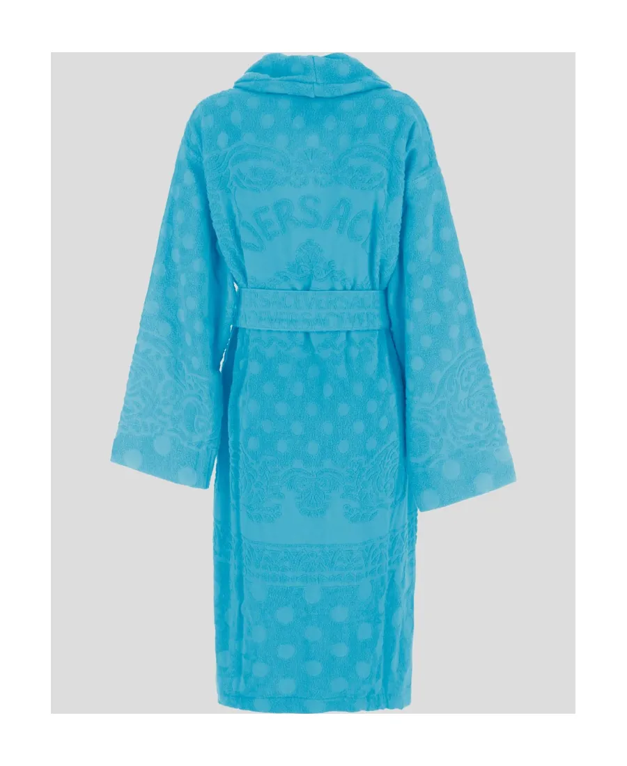 Versace Long-Sleeved Belted Bathrobe