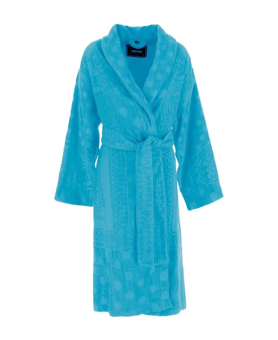 Versace Long-Sleeved Belted Bathrobe