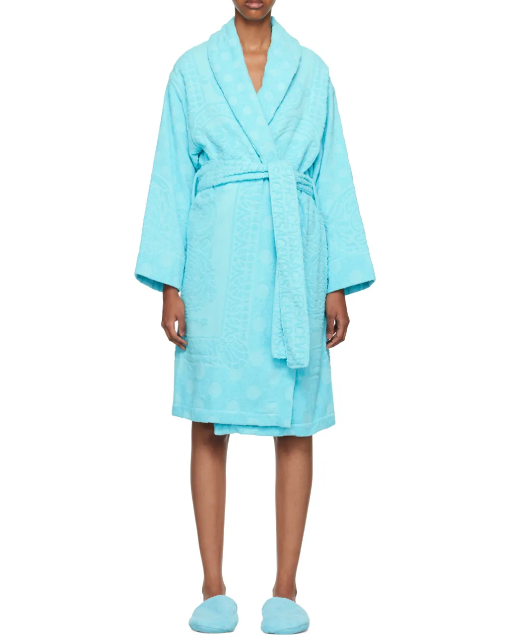 Versace Long-Sleeved Belted Bathrobe
