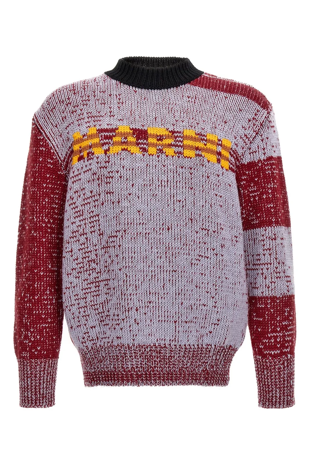Marni Logo Intarsia Crewneck Jumper
