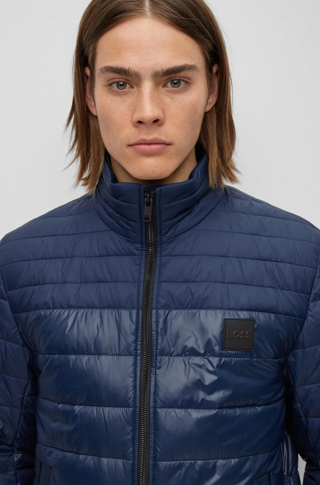 Zip-Up Padded Down Jacket