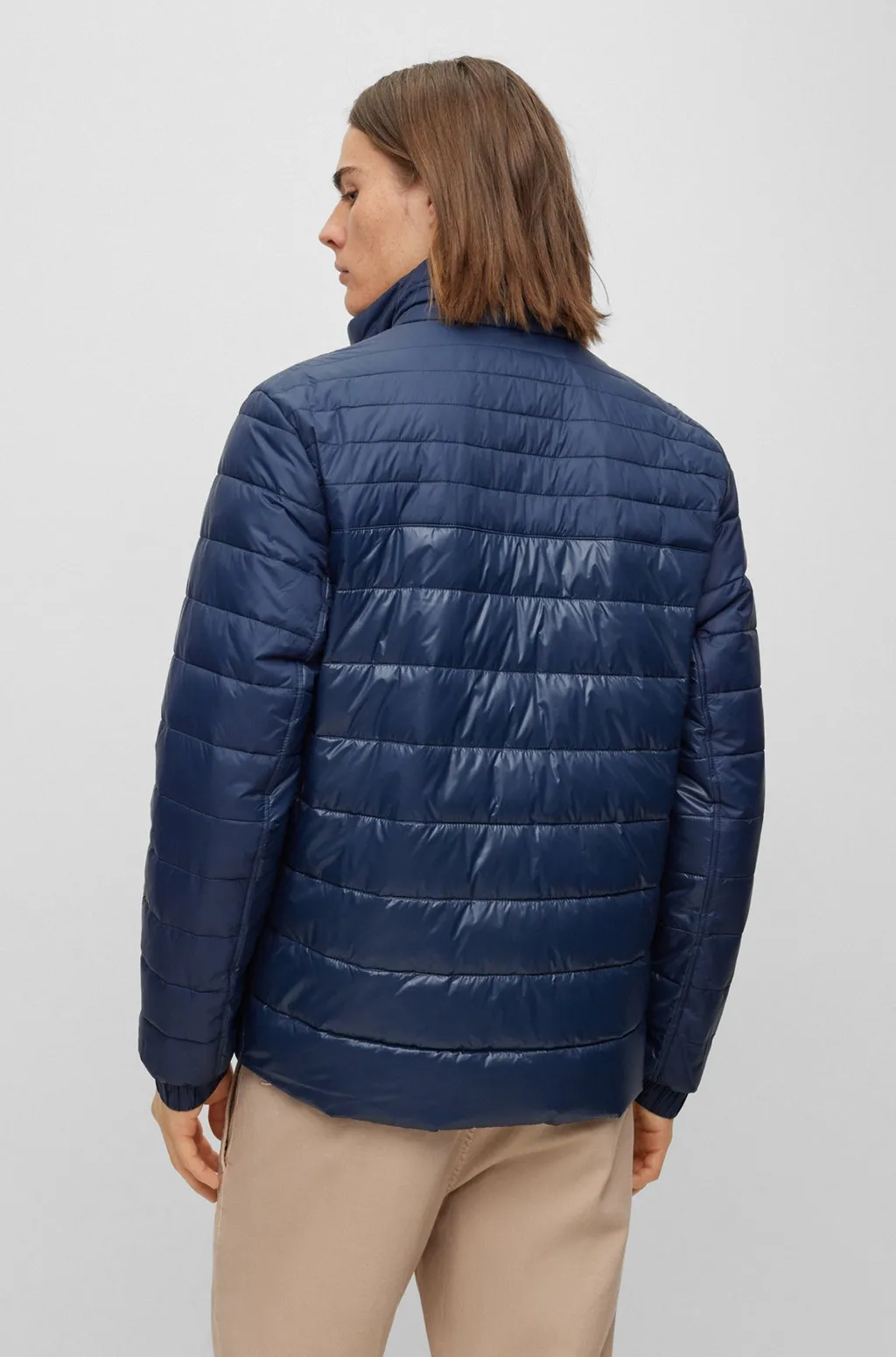 Zip-Up Padded Down Jacket