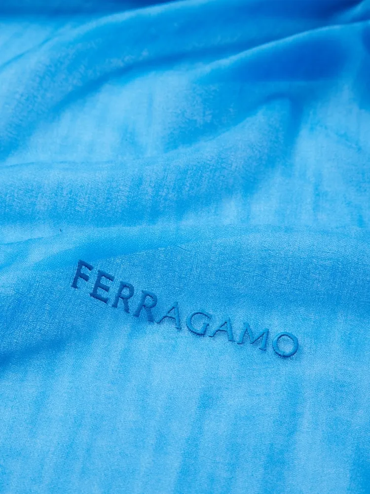 Logo Cashmere Scarf