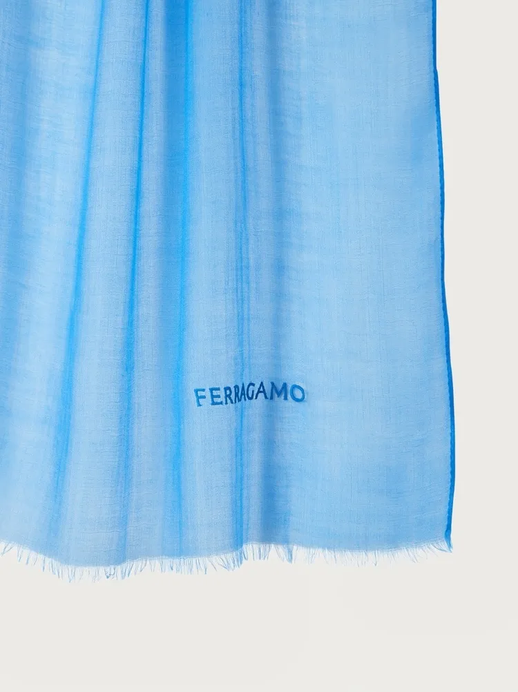 Logo Cashmere Scarf