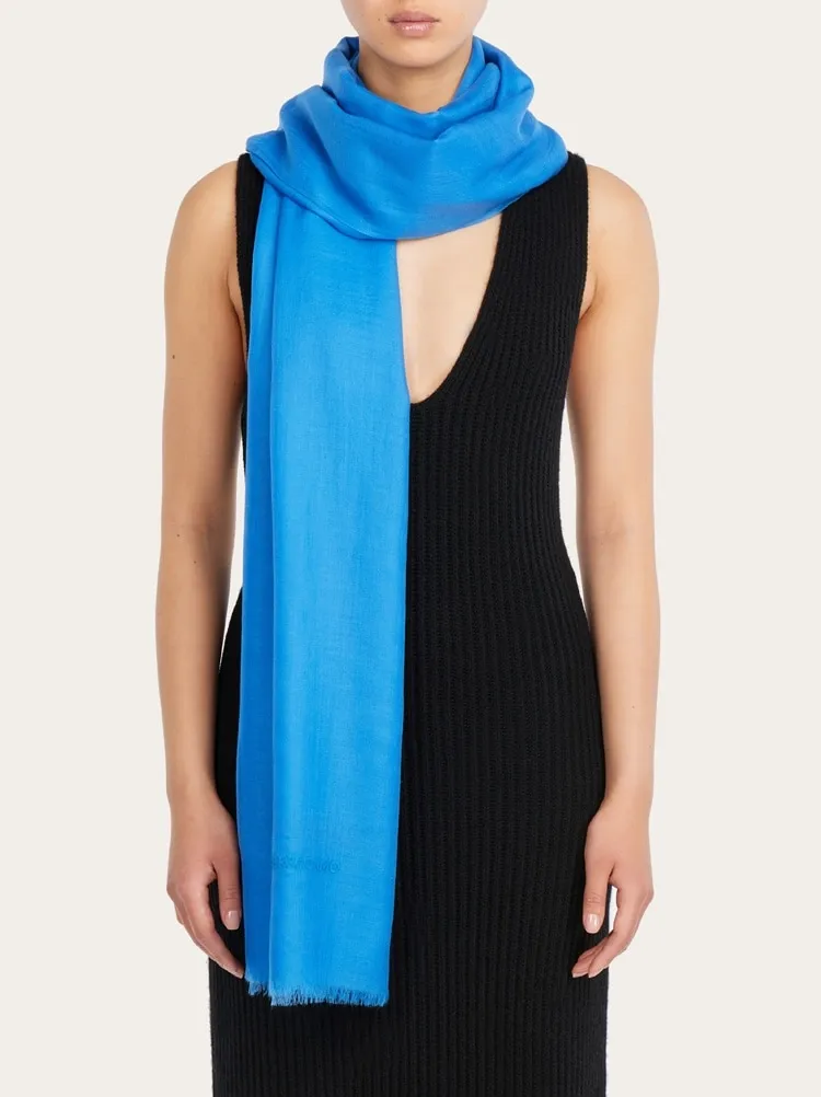 Logo Cashmere Scarf