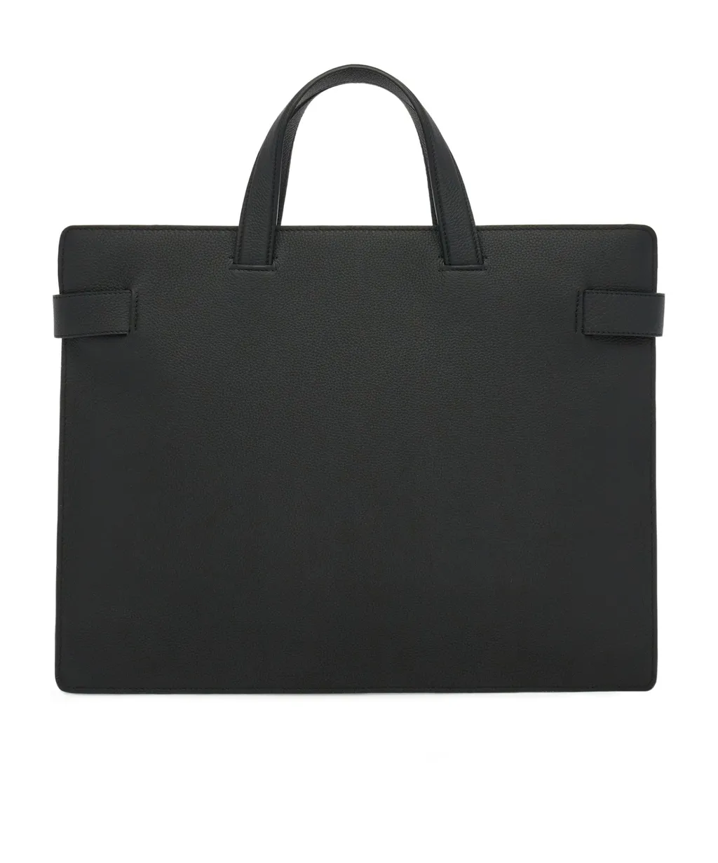 Ferragamo Gancini Buckled Briefcase