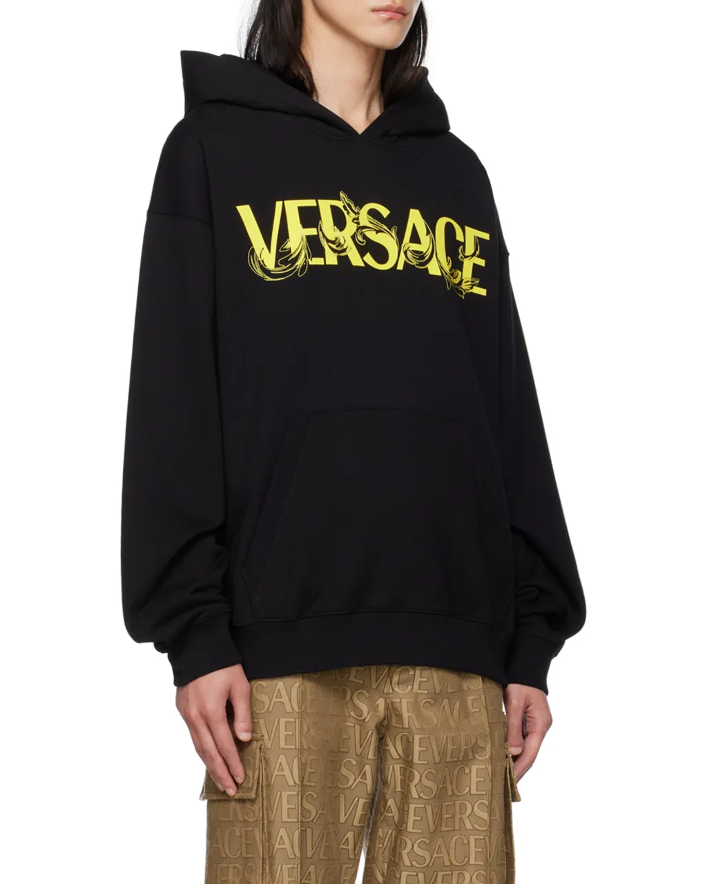 Versace Logo-Printed Hoodie