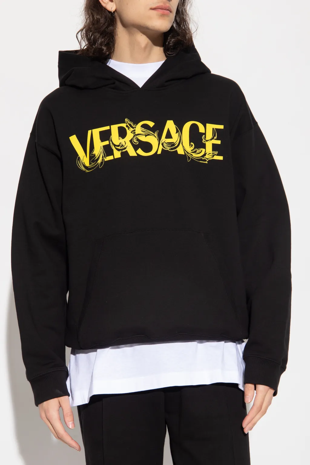 Versace Logo-Printed Hoodie