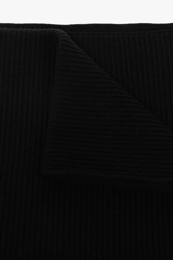 Versace Logo-Embroidered Scarf