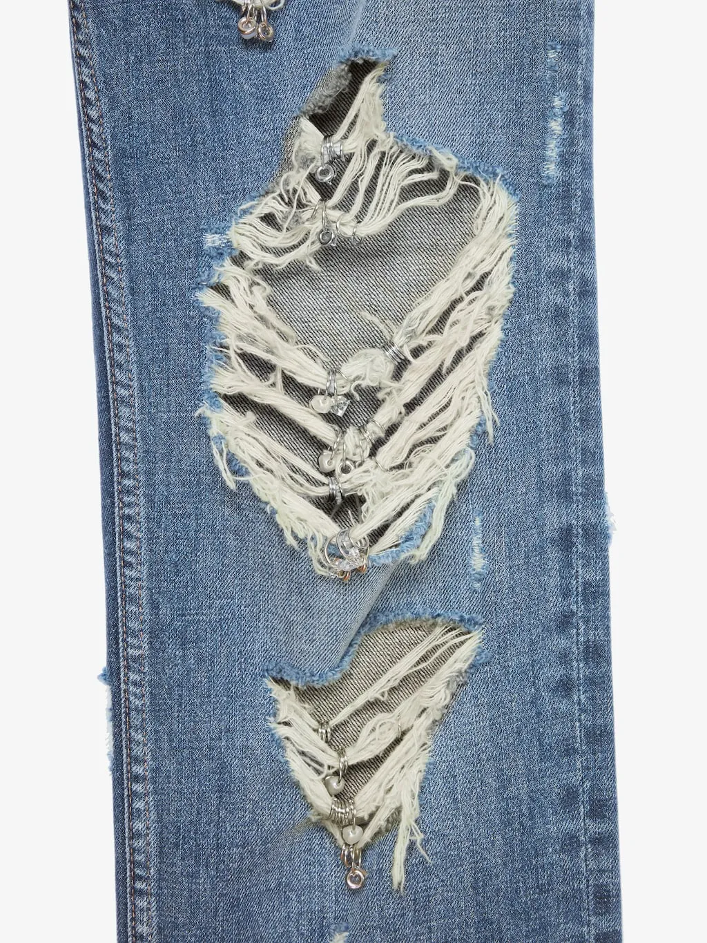 Givenchy Straight-Leg Distressed Jeans