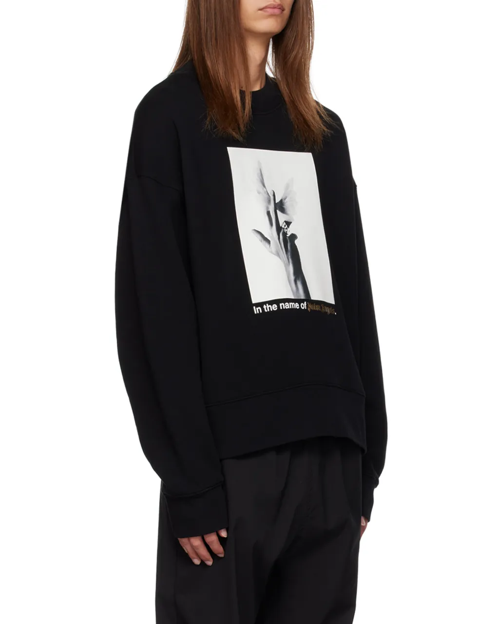 Palm Angels Photograph-Printed Crewneck Sweatshirt