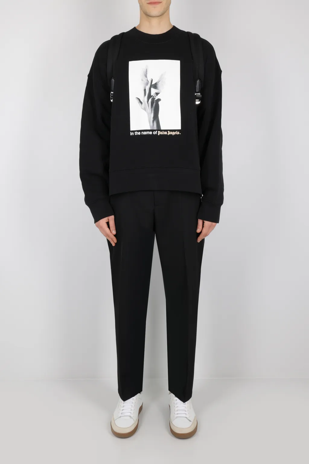 Palm Angels Photograph-Printed Crewneck Sweatshirt