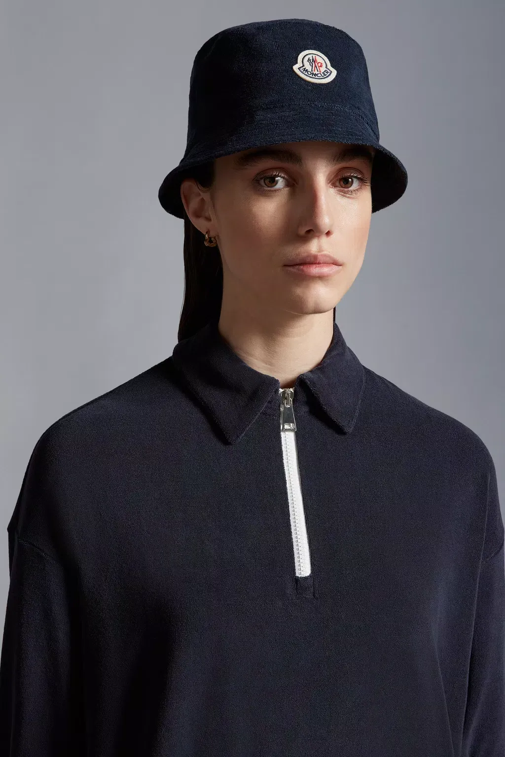 Moncler Logo Patch Bucket Hat