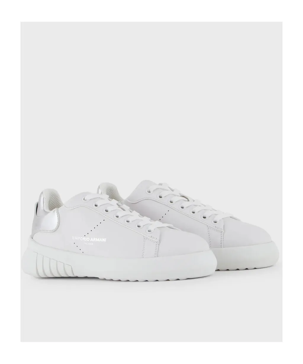 Logo-Print Lace-Up Sneakers