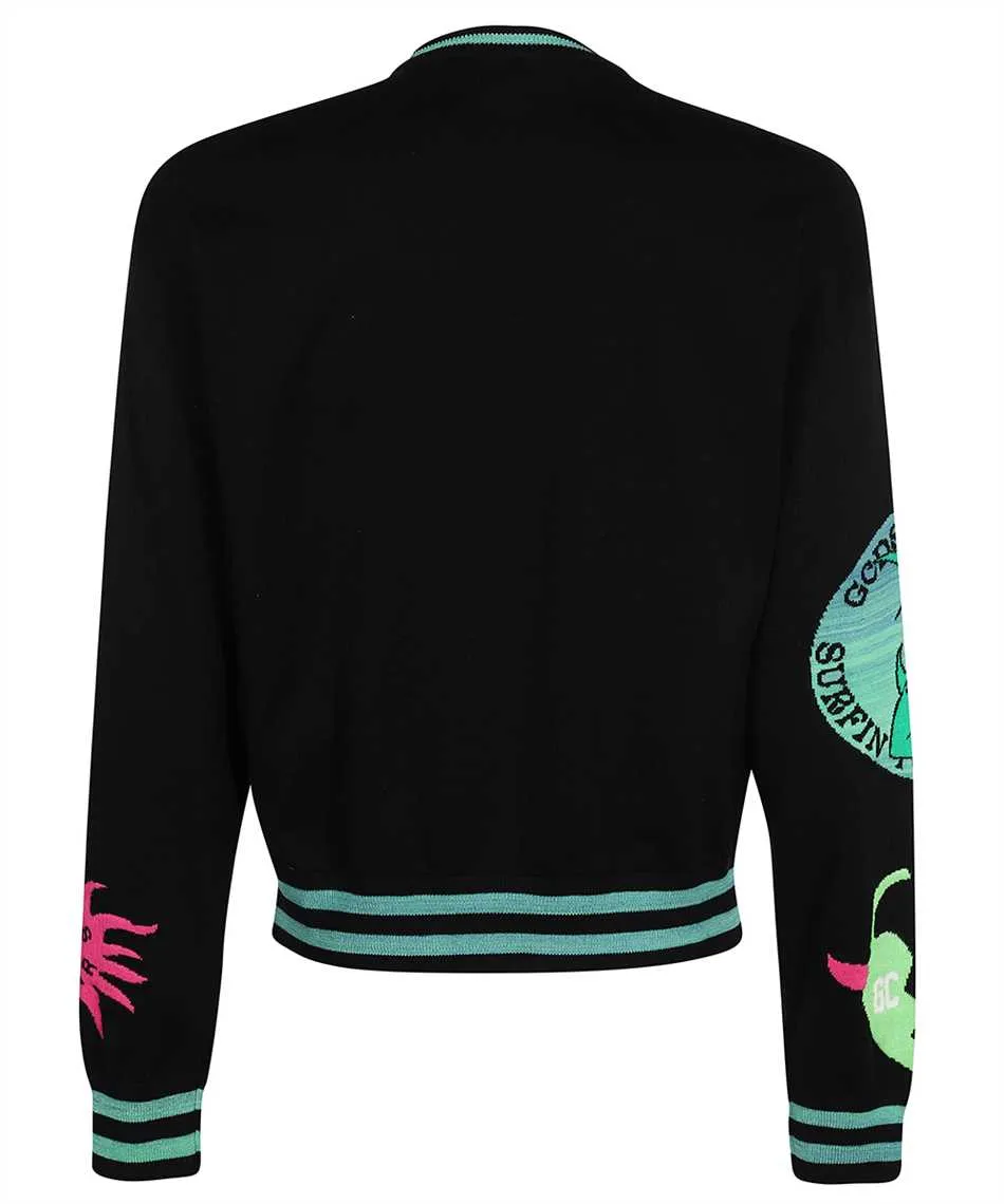 Alien-Graphic Crew-Neck Sweatshirt