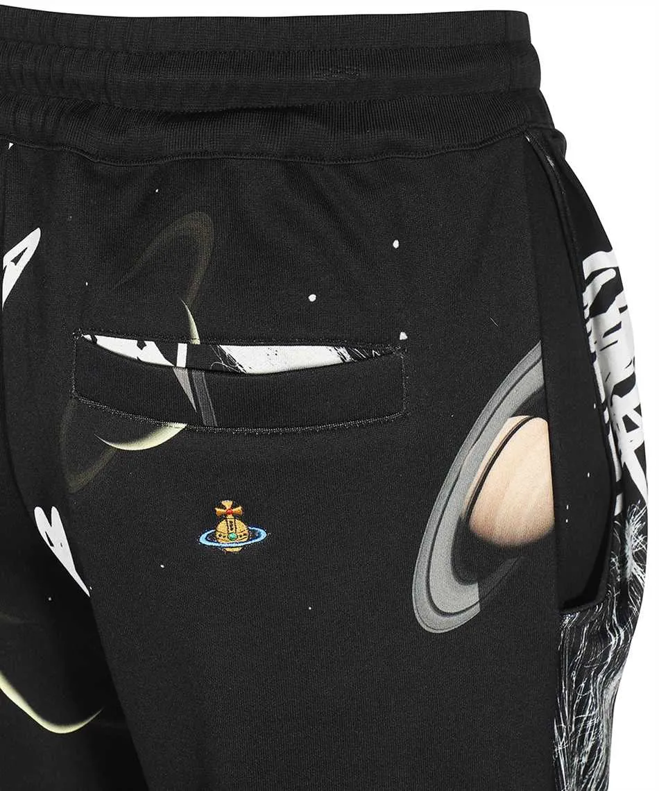 Graphic-Print Elasticated Track Pants