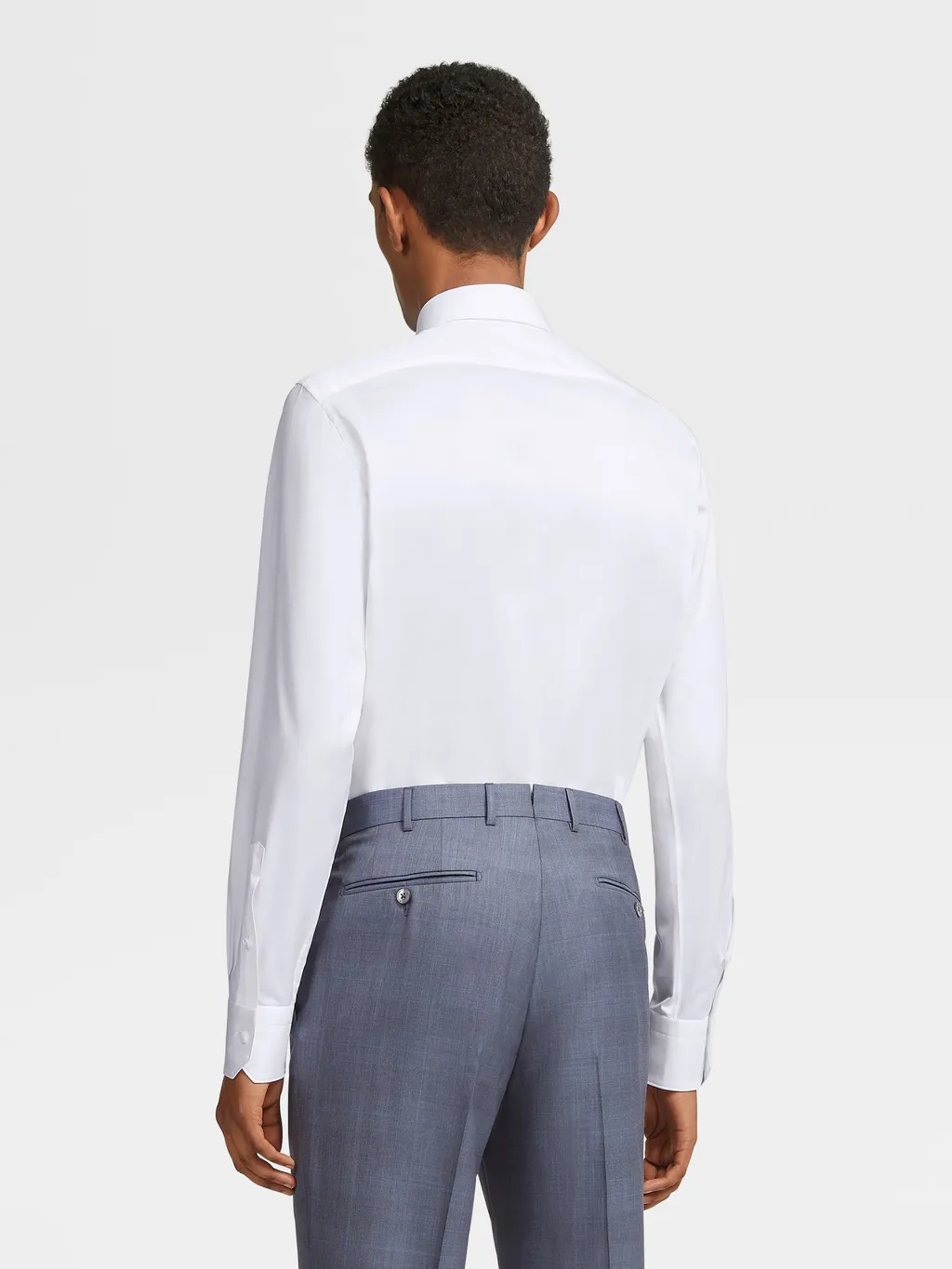 Zegna Pinstriped Long-Sleeved Shirt
