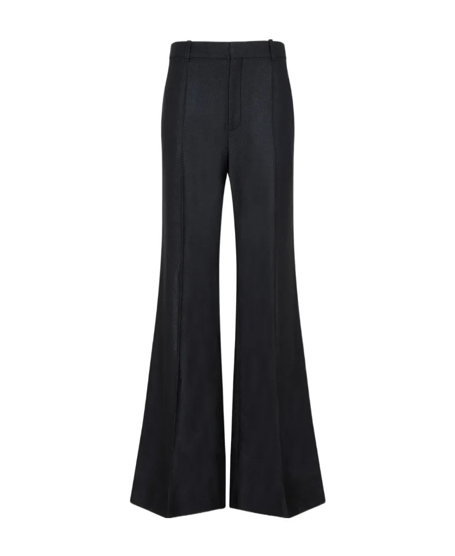 Chloé High-Waisted Wide-Leg Trousers