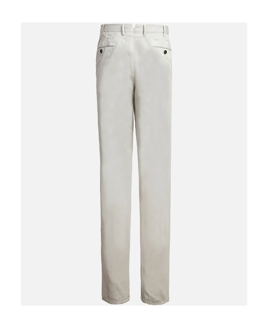Slim-Cut Chino Trousers