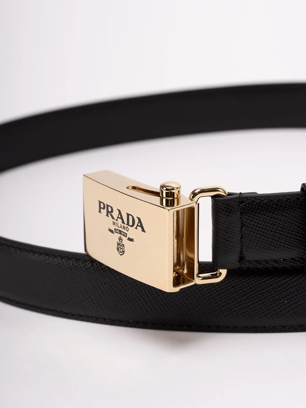 Prada Logo-Detailed Buckle Belt