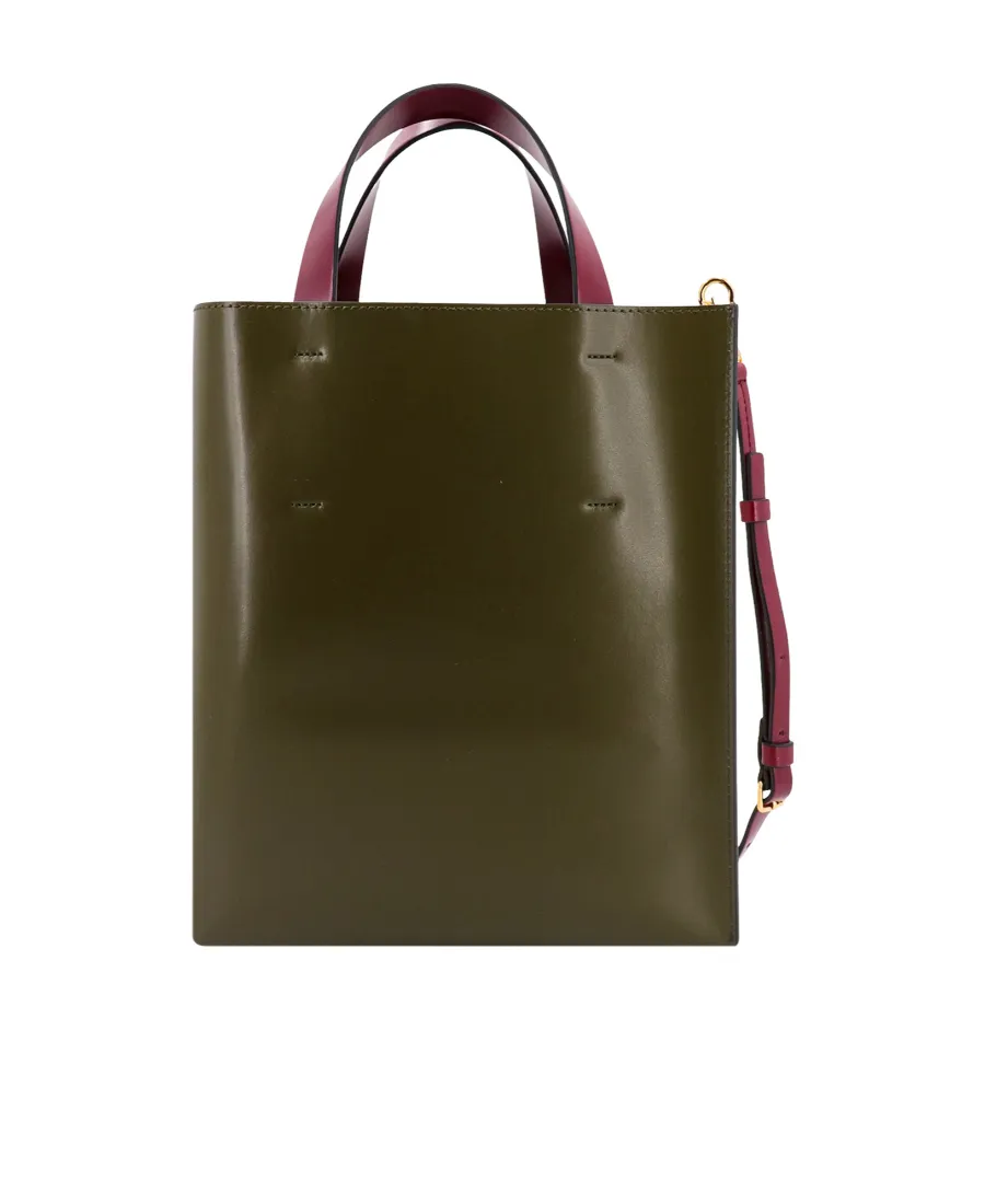Museo Colour-Block Leather Tote
