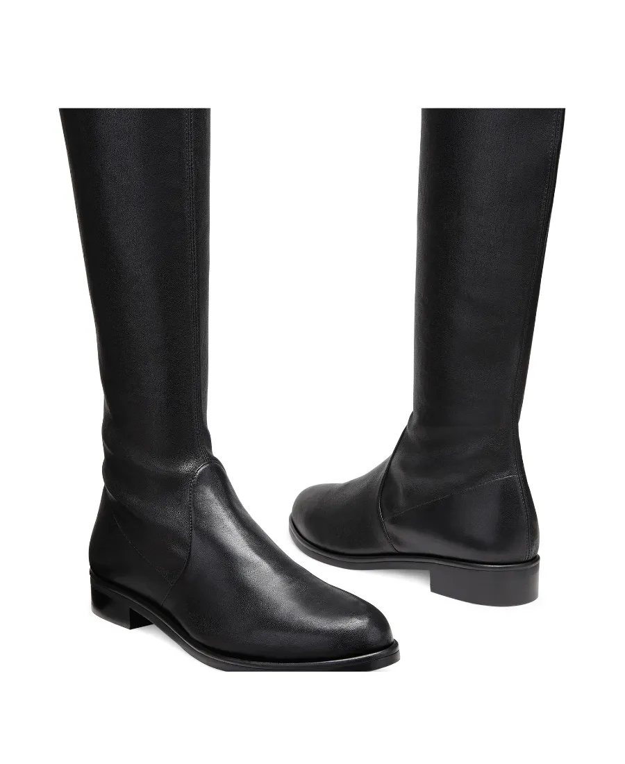 Round-Headed Knee-Crossing Boots