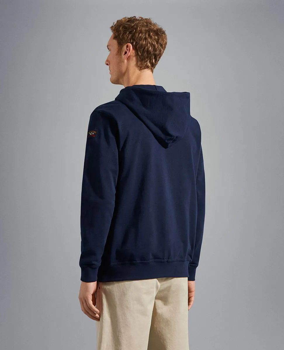 Contrast Logo Hoodie
