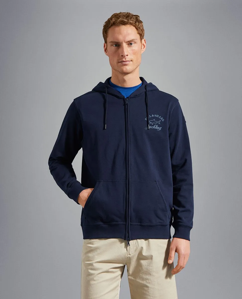 Contrast Logo Hoodie