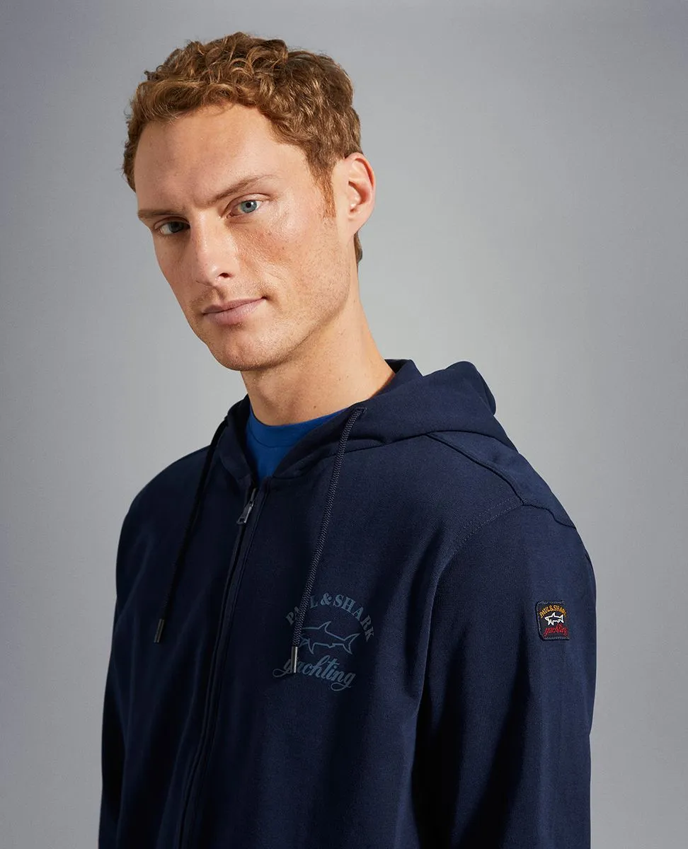 Contrast Logo Hoodie