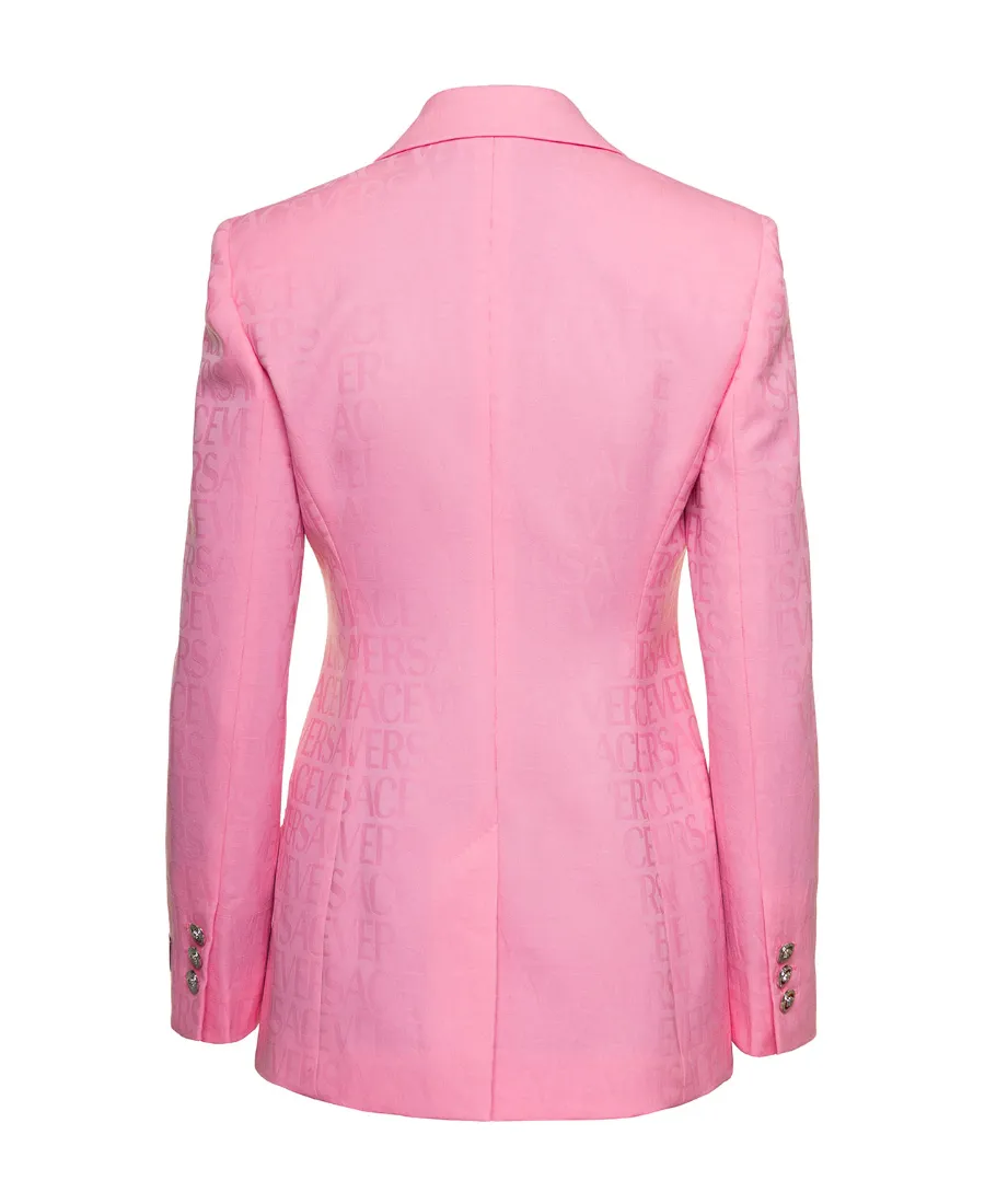 Versace Single Breasted Tailored Blazer