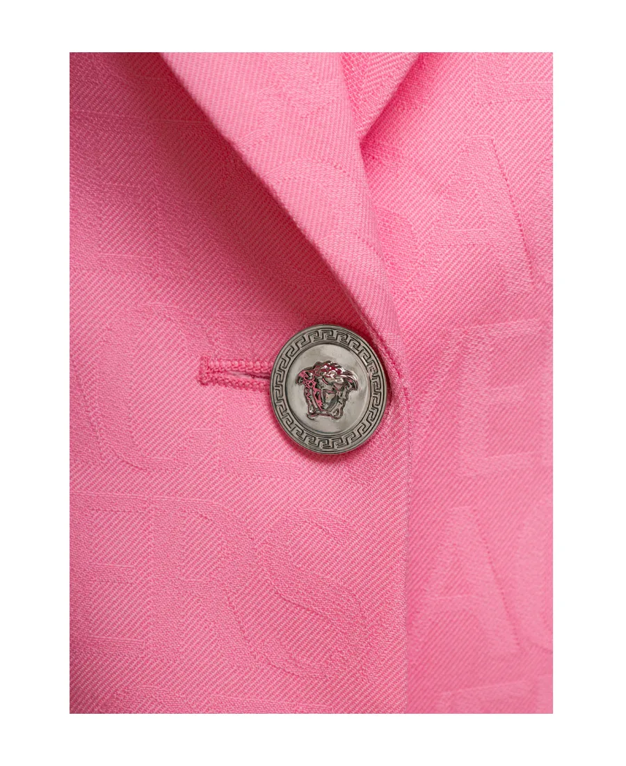 Versace Single Breasted Tailored Blazer