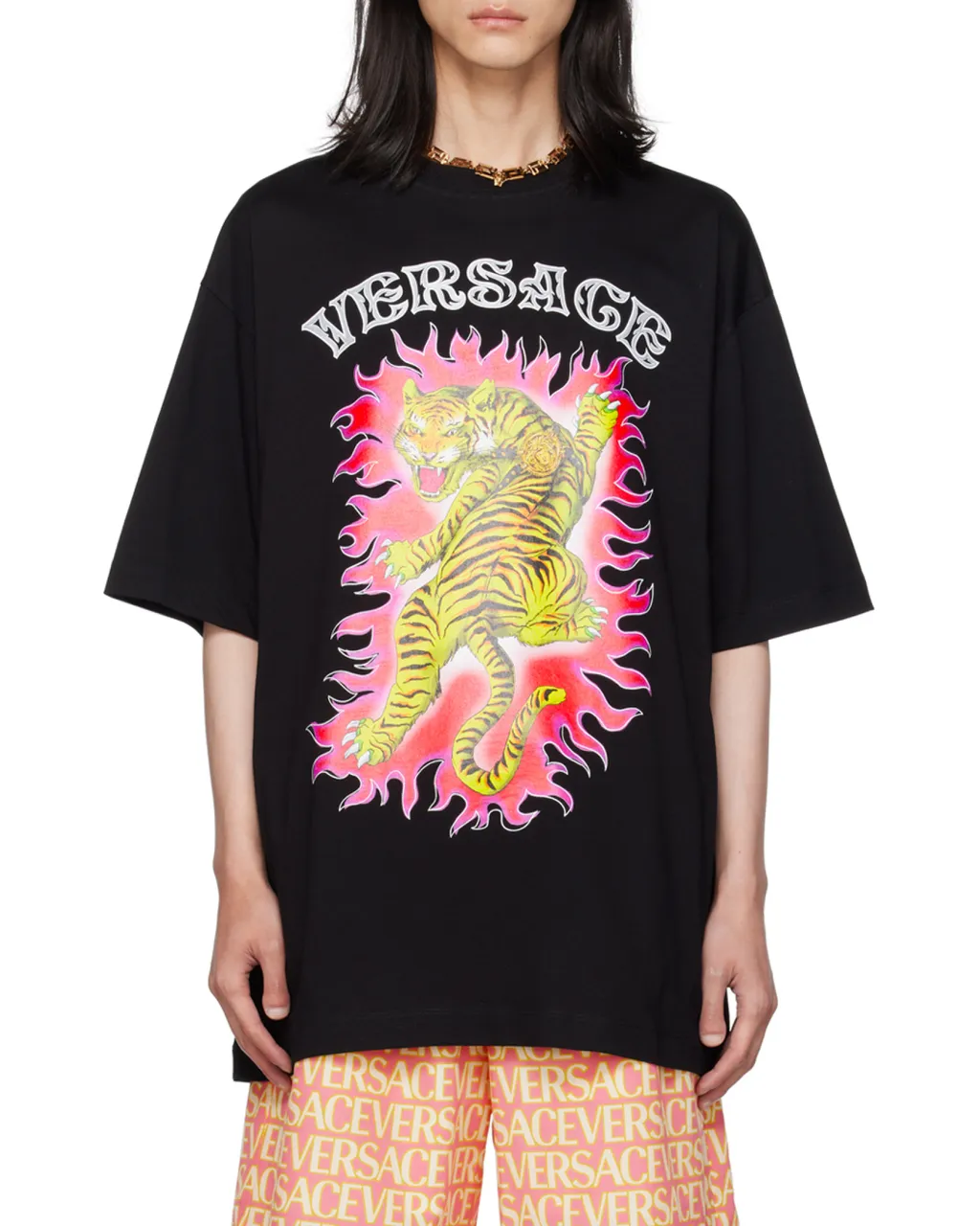 Roar-Print Cotton T-Shirt