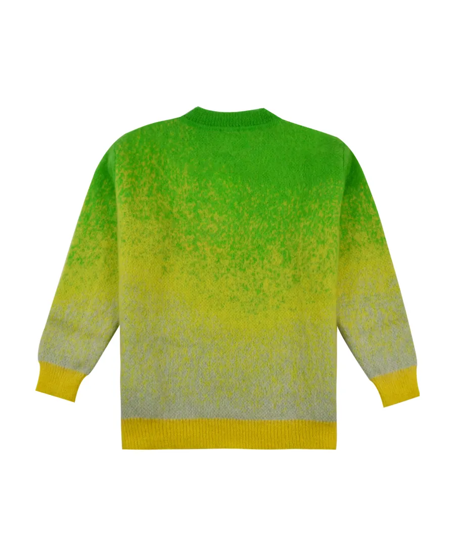 Fendi Kids Logo Embroidered Crewneck Jumper