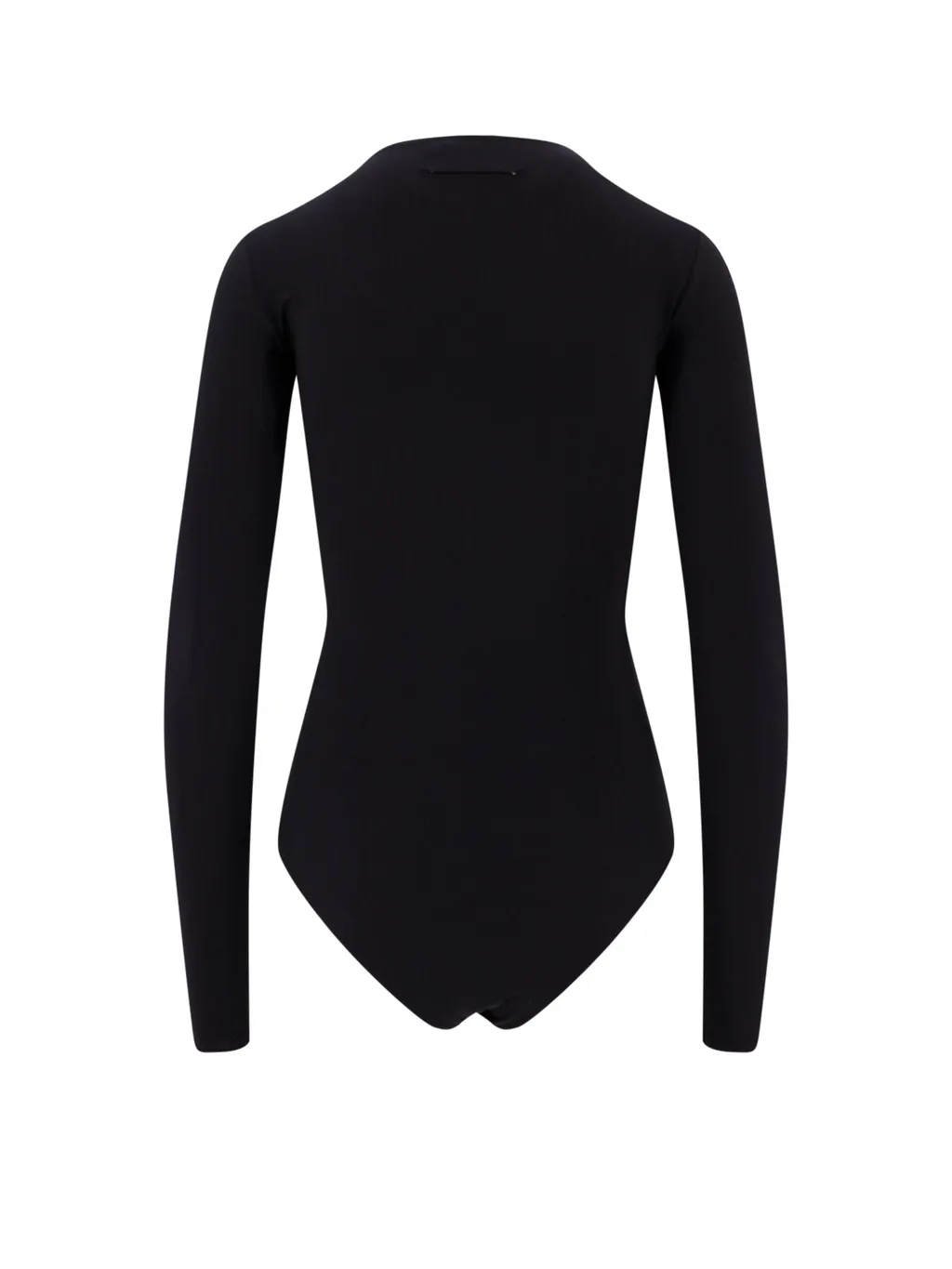 Mm6 Maison Margiela Logo Printed Crewneck Bodysuit