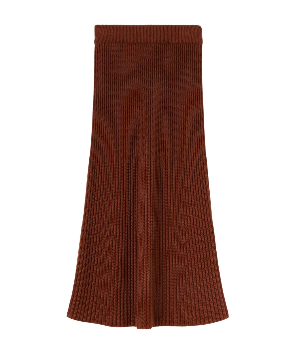 Loro Piana Ikeda Pleated Midi Skirt