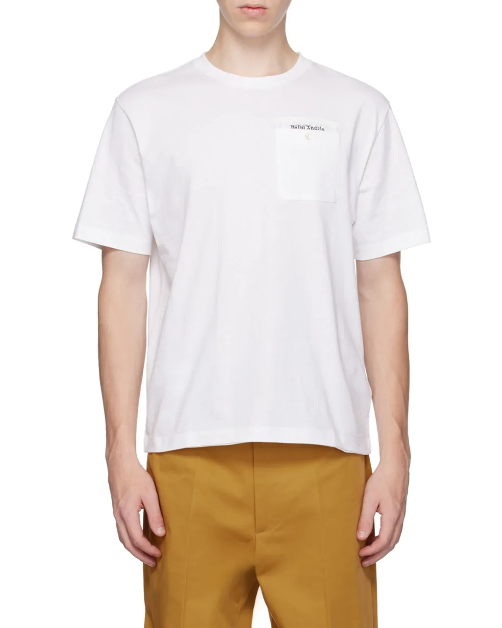 Palm Angels Logo Printed Crewneck T-Shirt