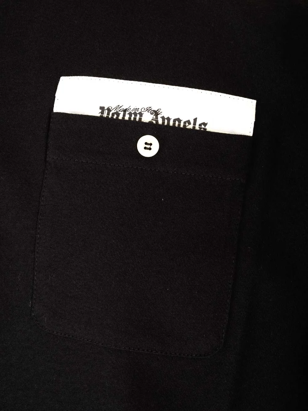 Palm Angels Logo Printed Crewneck T-Shirt