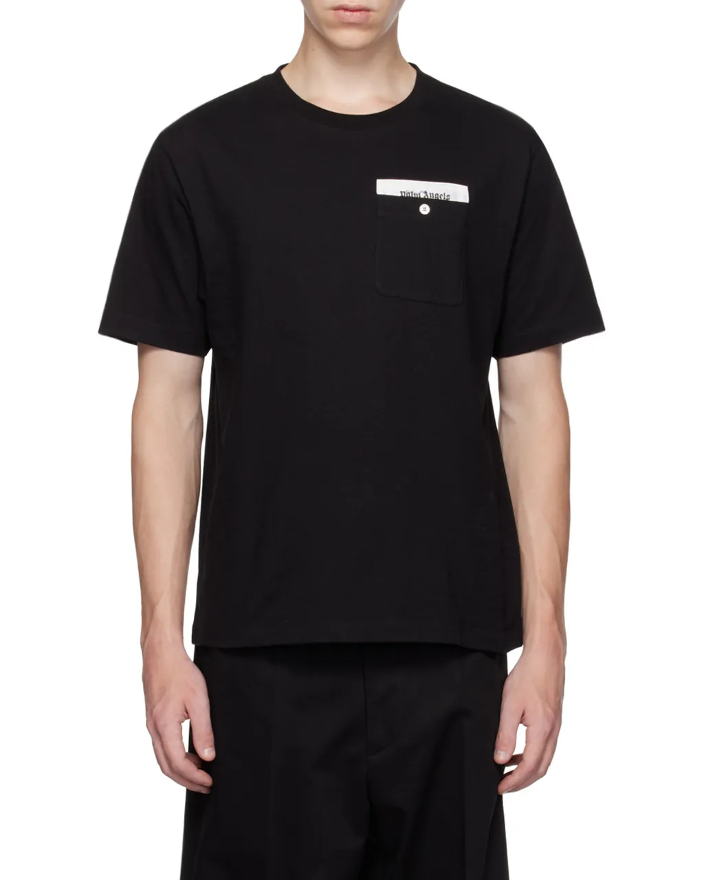 Palm Angels Logo Printed Crewneck T-Shirt