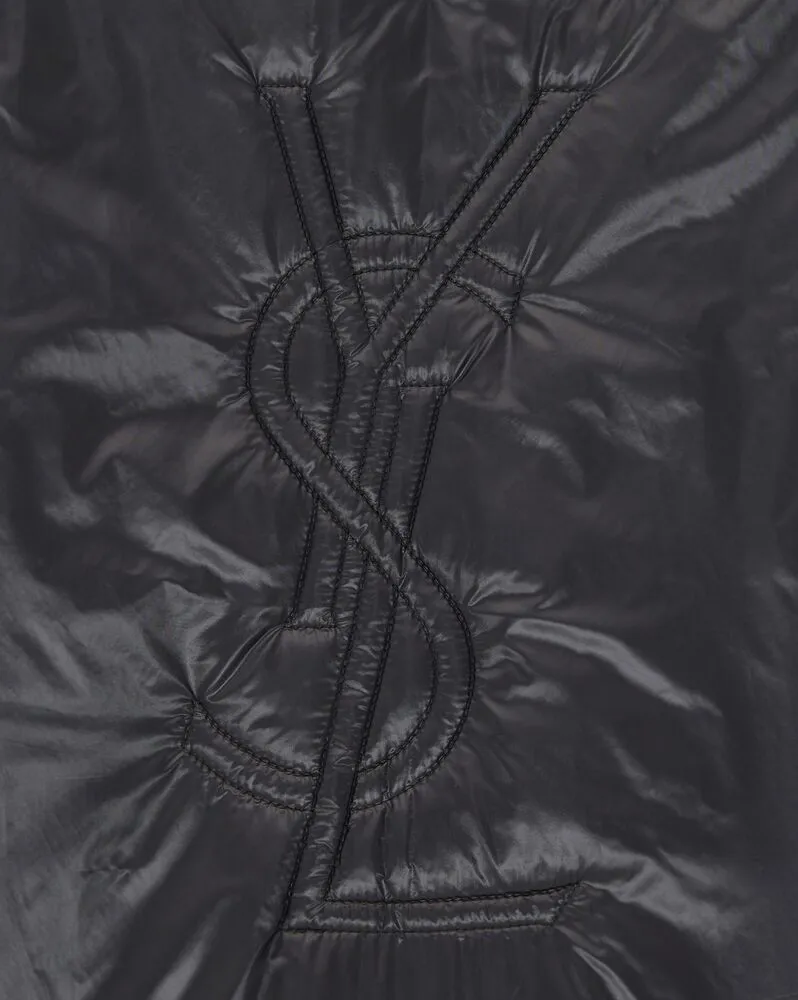 Saint Laurent Half-Zip Hooded Jacket